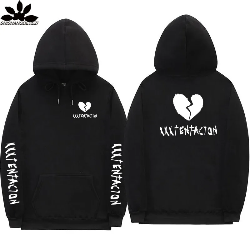 

XXXTENTACION Men's Fashion Winter Thick Cotton Pullover Hooded Harajuku Streetwear Sweatshirts Men's 3D Hoodies