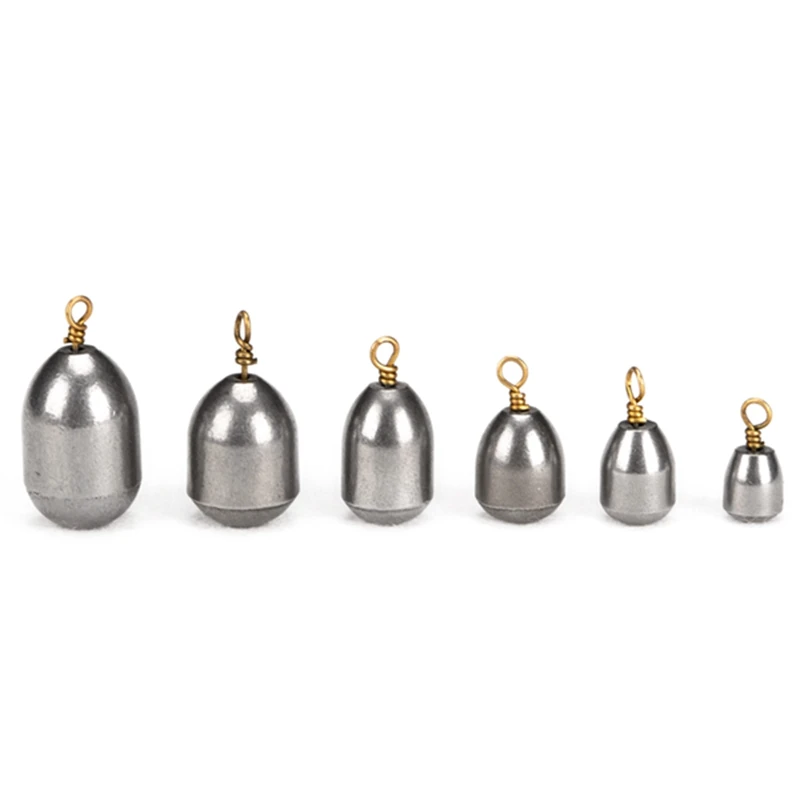 

12PCS/Lot Weight Size 4g/7g/10g/14g/20g/28g water droplets lead weights fishing lead sinkers fishing accessories