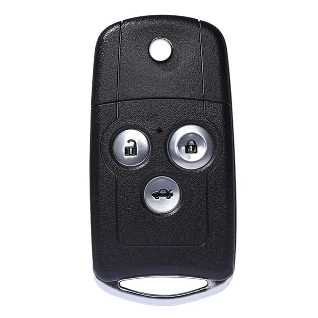 Remote Key Shell 2/3 Buttons For Honda Civic Accord Jazz CRV HRV CRZ For Acura TL TSX ZDX RSX Flip Folding Key Car Accessories 3 Buttons