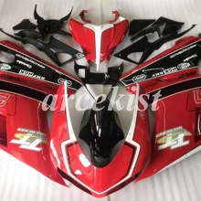 Литьевая Форма ABS мотоцикл обтекатели комплект подходит для Ducati 848 evo 1098 1198 1098s Кузов Набор красный Прохладный