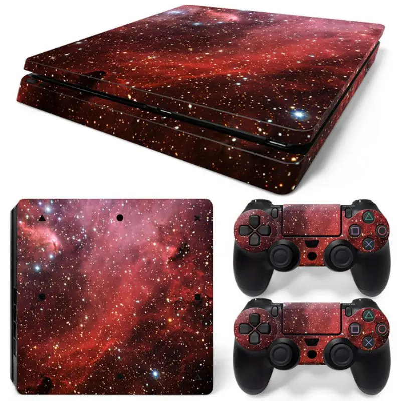 Новое поступление для PS4 тонкий стикер кожи для playstation 4 консоль и контроллеры для PS4 тонкий Геймпад контроллер наклейка - Цвет: 5