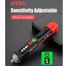 12-1000V LCD Visual Smart AC Non-Contact Contactless Voltage Detector Tester Pen Alarm Voltage Indicator Meter Electric Tester