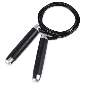 

Antiskid Handle Adjustable Sport Skipping Rope Fitness Steel Wire Ball Bearing Jumping Rope Aerobic Fitness Training Gym Home