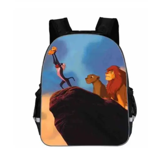 Simba Король Лев школьный рюкзак для детей, мальчиков и девочек мультфильм Король Лев школьные сумки для девочек дошкольников детский сад сумка - Цвет: as pictures