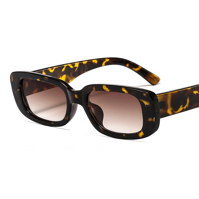 square sunglasses JETTING Summer Sunglasses Rectangle Vintage Fashion Leopard Sunglasses Sport Retro Square Eyewear Acrylic Popular Sunglasses womens ray bans