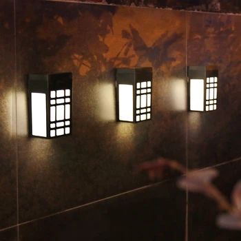 

Waterproof Solar Wall Light Outdoor Yard Garden Fence Street Pathway Solar Lamp Solar Powered light for Garden Decoration