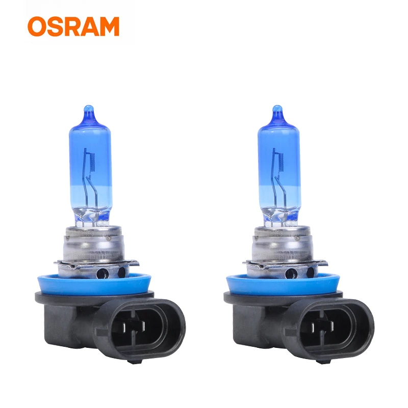 OSRAM 2 uds H8 H9 55W 12V bombillas halógenas antiniebla blanco 5000K fuente de luz de de alta potencia bombas h7 luz blanca 55w|Bombillas (halógenas) de faros delanteros| -