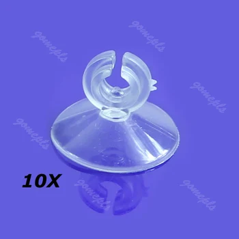 

10PCS Aquarium Soft Plastic Suction Sucker Cup Holder Pipe Clip New