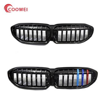 

A pair Kidney Grilles For BMW 3 Series G20 G28 ABS Gloss Black Front Racing Grills 2019 2020