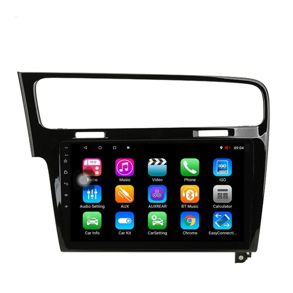 Perfect COIKA 10.1" Android 8.0 Car Multimedia Player Touch Screen For Volkswage GOLF 7 2013-2017 GPS Navi BT WIFI RDS SWC 1+16G RAM 1