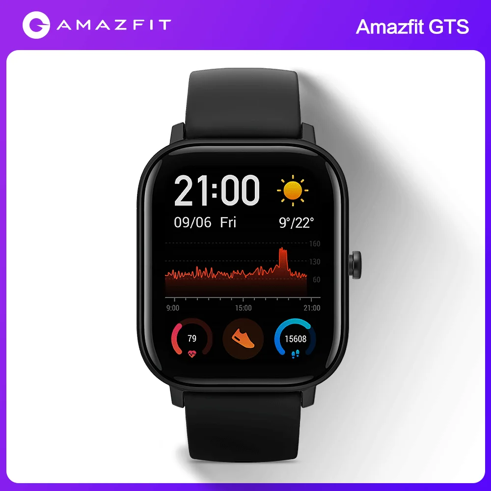 Купить Новые Amazfit GTS глобальная версия Смарт-часы Huami Heart Rate с GPS  5ATM водонепроницаемые умные часы Поддержка Android IOS в интернет-магазине  XR TECH Store по цене 11214.41 руб с доставкой: характеристики, фото и 