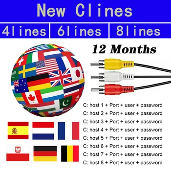 

Europe 12 months wholesale new4/6/8lines cccam DVB S2,Very stable without applications,
