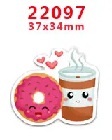 22097 30 шт мультфильм персонаж плоское украшение из смолы PR 22032 - Цвет: 22097