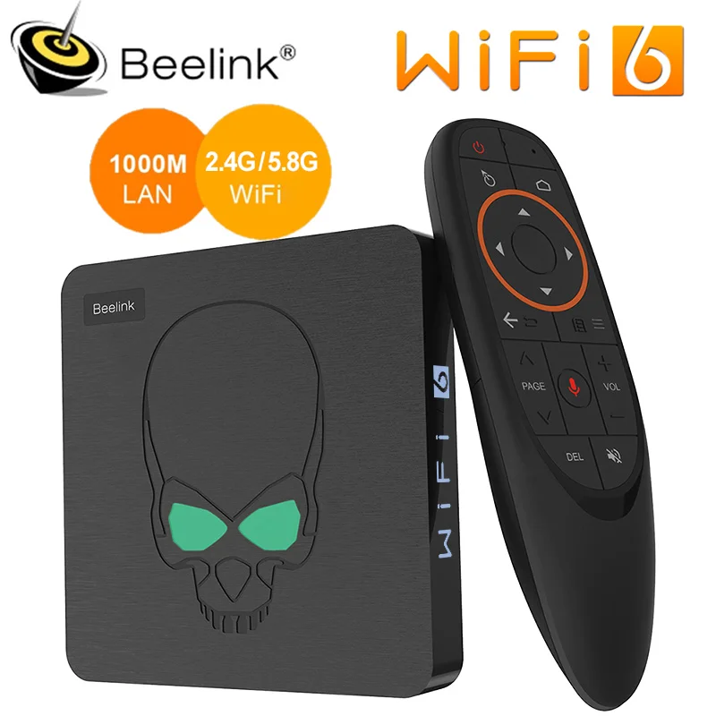 Beelink GT King WiFi 6 TV BOX Android 9.0 Amlogic S922X Quad-core 4GB 64GB TVBOX BT4.1 1000M LAN Android TV  SET TOP BOX