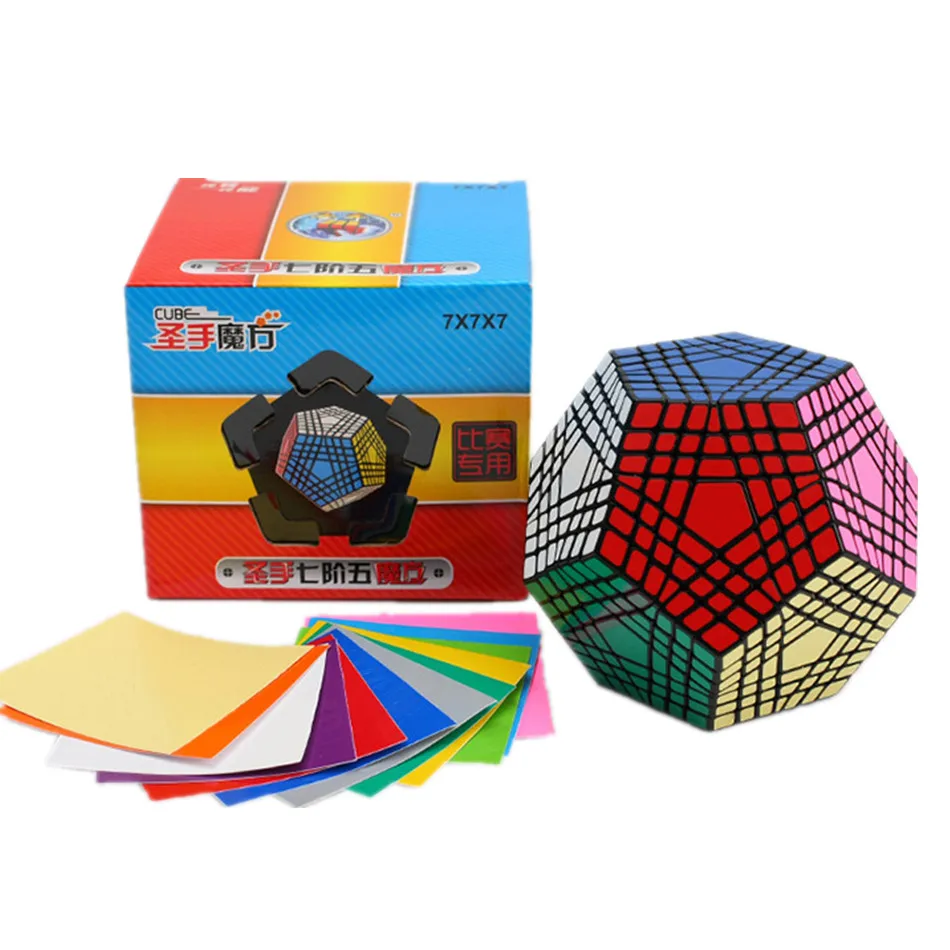 Shengshou Magic Cube Puzzle SengSo Magic Cube 2x2 3x3 4x4 5x5 6x6 7x7 Dodecahedron Megaminxeds Masterkilomin Elite Kilominx 12