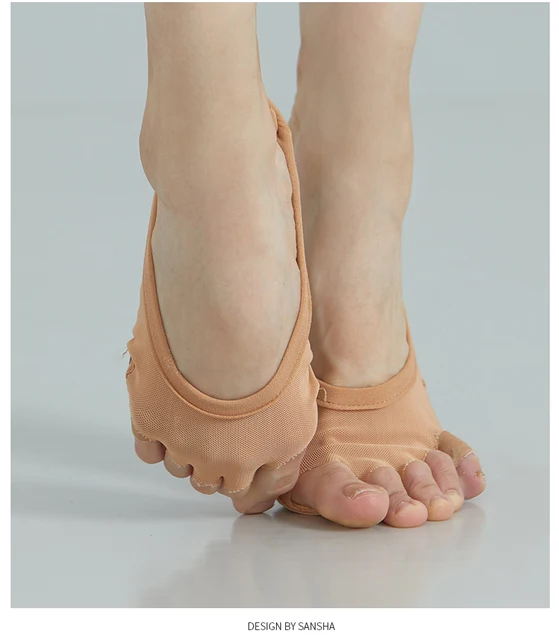 Leather Ballet Dance Foot Protector Pad, Dance Sansha Foot Thong