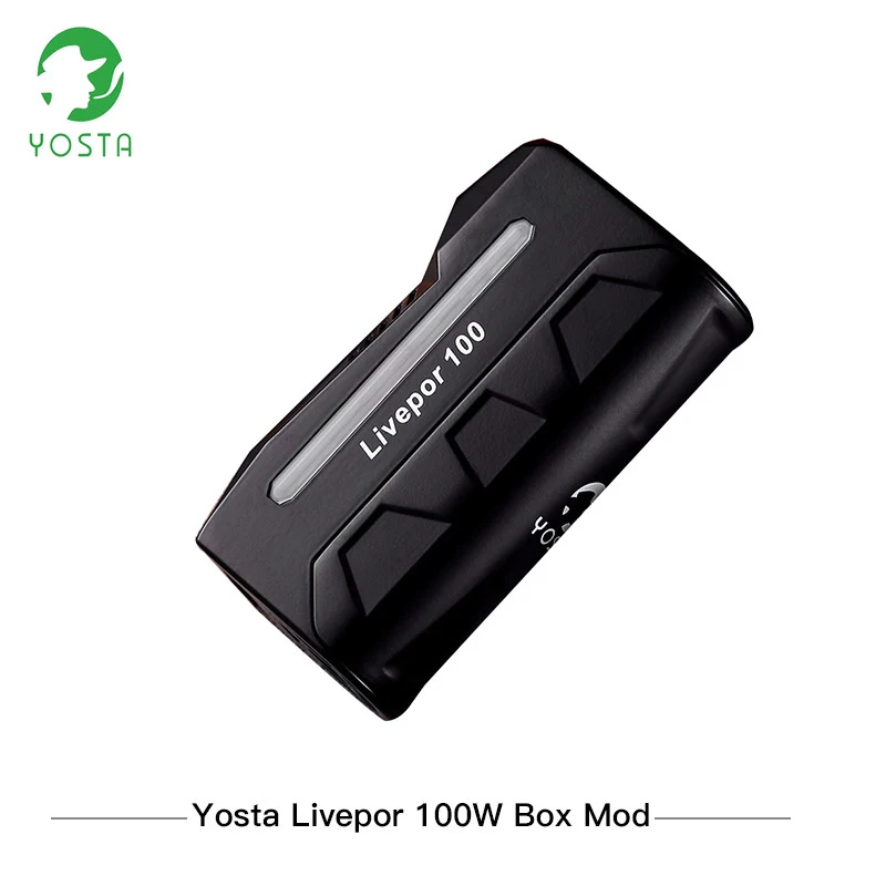 Боксмод Yosta Livepor 100 Вт электронная сигарета вейп испаритель с поддержкой батареи