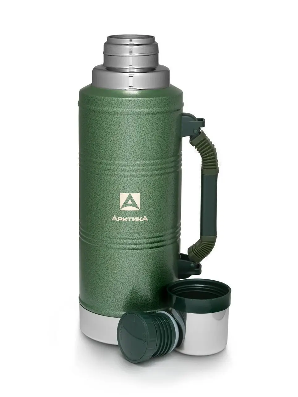 Термос с узким горлом американский дизайн 106-2200P с ручкой Арктика