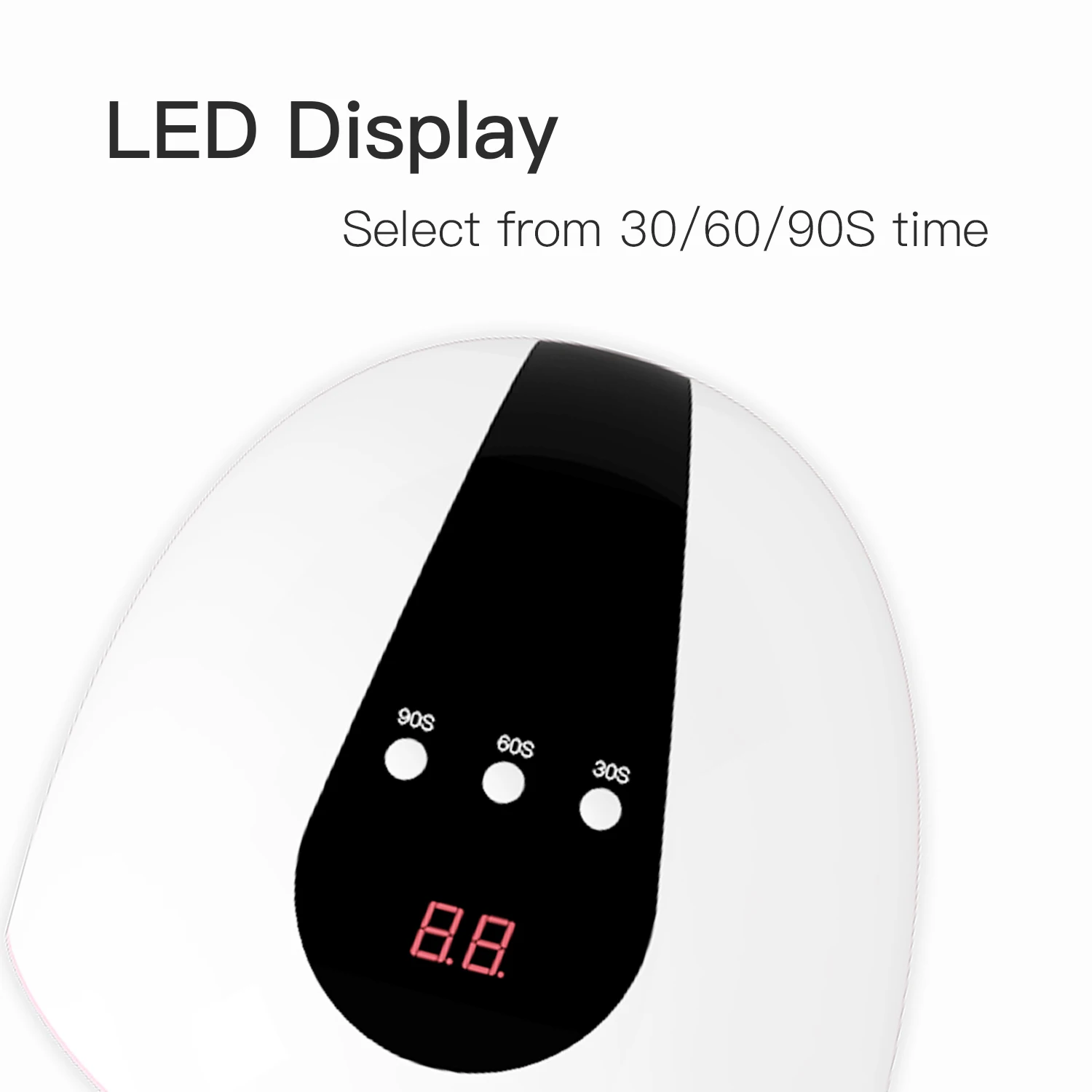 48W 24 Leds Nail Dryer For Curing UV Gel LED UV Nail Lamp Nail Polish with Sensor Timer LCD Display 30/60/90s Dropship