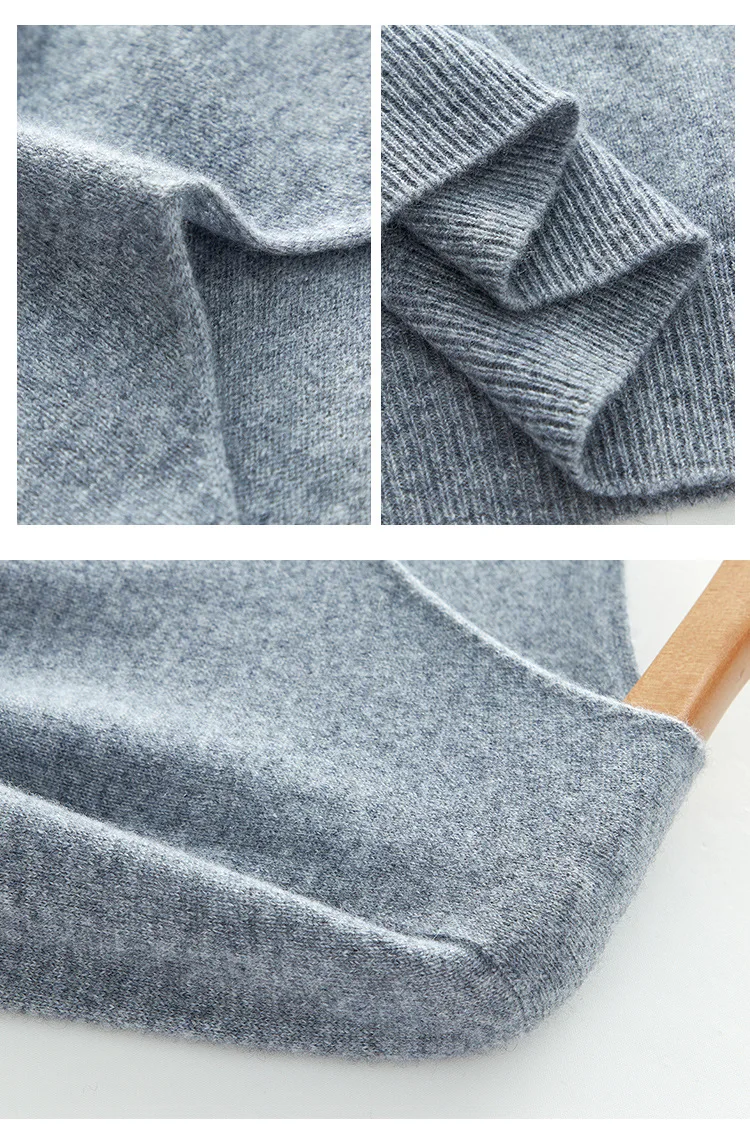 SuyaDream Women Sweaters High Quality 100%Cashmere Basic V neck Pullovers 2021 Fall Winter Simple Chic Knit Wear SuyaDream Women Sweaters High Quality 100%Cashmere Basic V neck Pullovers 2021 Fall Winter Simple Chic Knit Wear