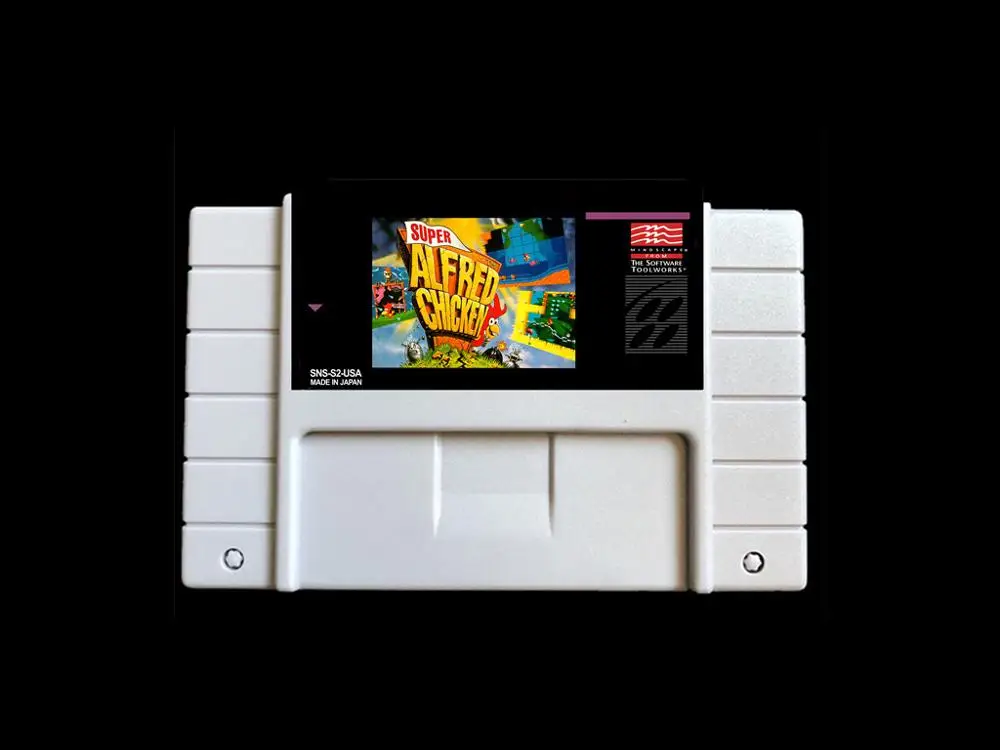 Alfred Chicken USA-NTSC Версия 46 контактов видеокарта NTSC Версия для ретро видеоигр Консоль