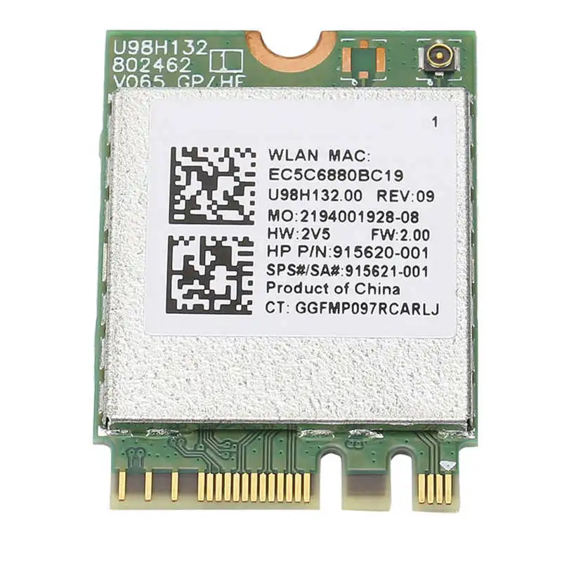 Network Card Pcie AC Wireless Network Card 433M High Speed Transmission for Laptops Desktops