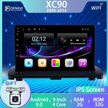 

OKNAVI Car Radio for Volvo XC90 2004-2014 Android 9.0 Multimedia Video Player GPS Navigation Autostereo Support SWC Amplifier
