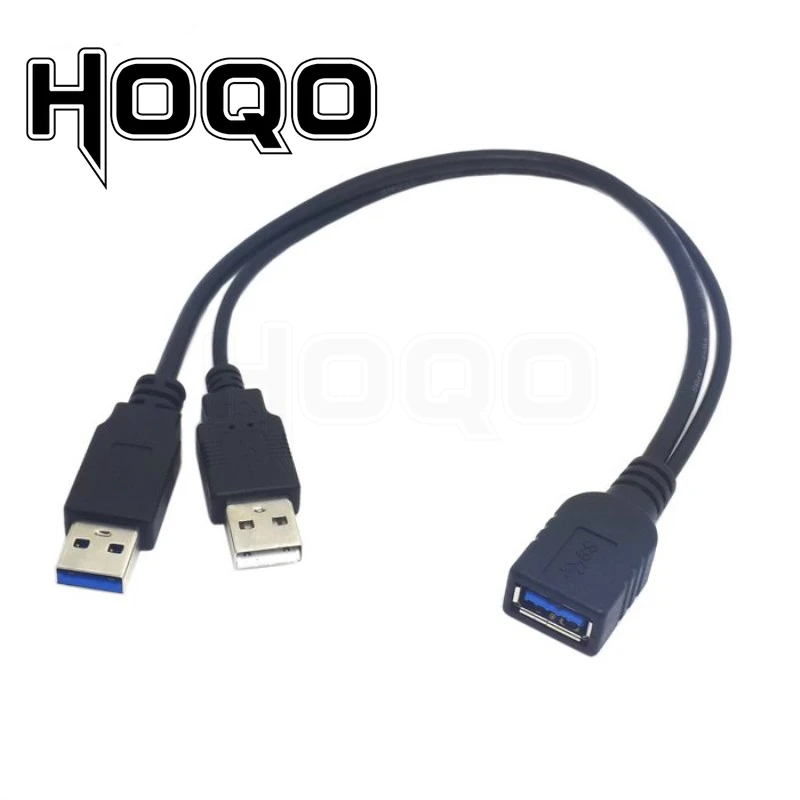 Кабель USB 2 0/3 0 Y удлинитель данных с переходником Мама на двойной папа