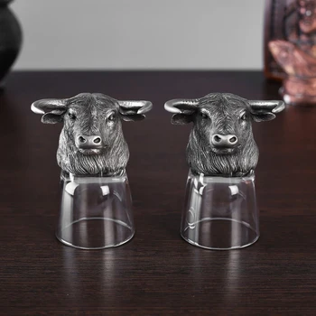 

Set of 2 shots "Bull", 50 ml, D = 4.5 cm H = 8.5 cm 4831751