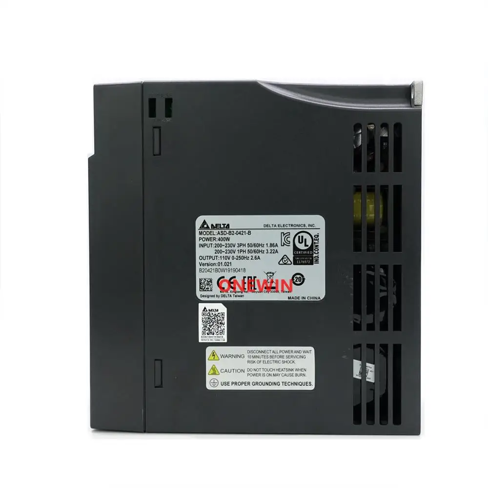 Delta 400 Вт AC Серводвигатель комплект ECMA C20604RS + ASD B2 0421 B диаметр 60 мм 220 В 1 27 нм 3000