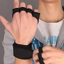 1 пара, перчатки для тренажерного зала, перчатки для занятий тяжелой атлетикой, женские, мужские, для фитнеса, спорта, бодибилдинга, гимнастики, захваты для тренажерного зала, защита для рук, защита для ладоней