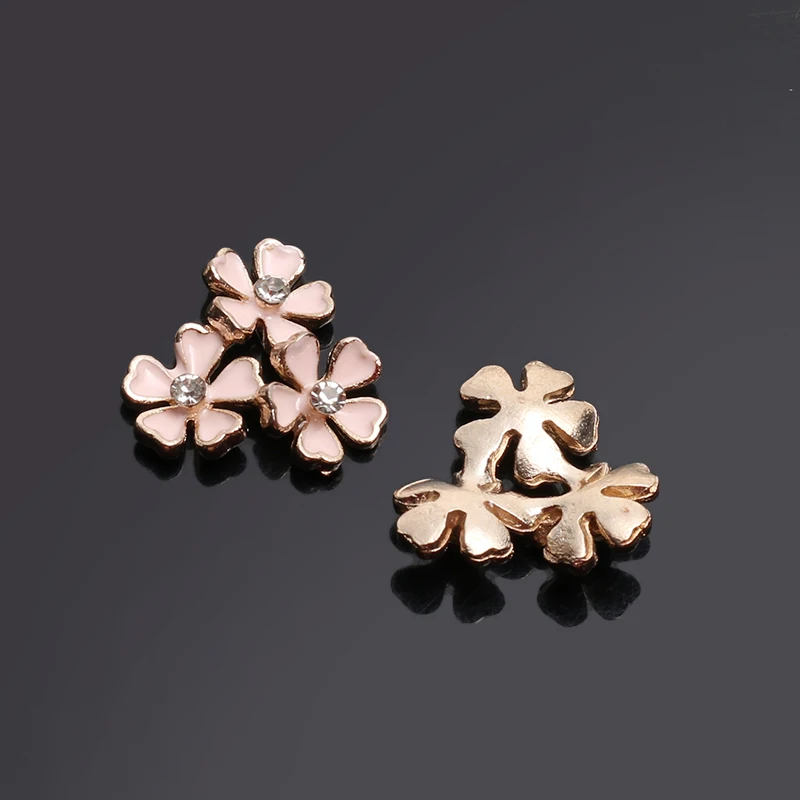 Новинка 2019 10 шт. Капсульная масляная стразы Цветочная пуговица для