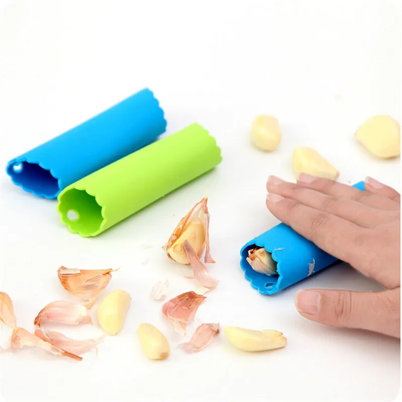 Hot Sale magical Silicone Garlic Peeler Peel Spiral Vegetable Slicer Easy Kitchen Tool | Дом и сад