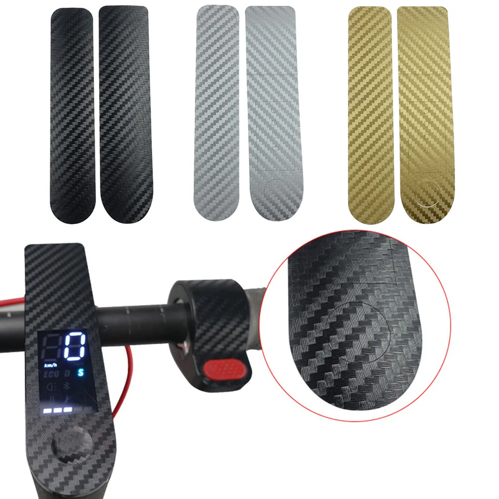 2x Carbon Fiber Stickers Center Control Panel Decals For Xiaomi M365/Pro Scooter 