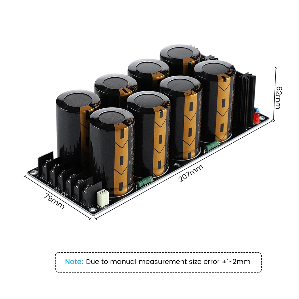 AIYIMA 120A Rectifier Filter Power Supply 63V 80V 100V 10000UF For Speaker Amplifier Schottky Filter Audio Board Home Theater sub amp