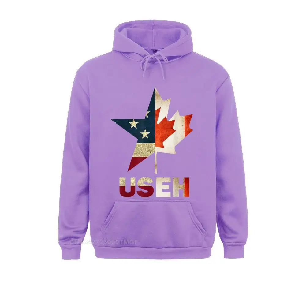 Long Sleeve Hoodies Summer/Fall  Mens Sweatshirts USEH Leaf Canadian American Flag Shirt Canada USA Flag Gift T-Shirt__21405 Summer Clothes Graphic USEH Leaf Canadian American Flag Shirt Canada USA Flag Gift T-Shirt__21405purple