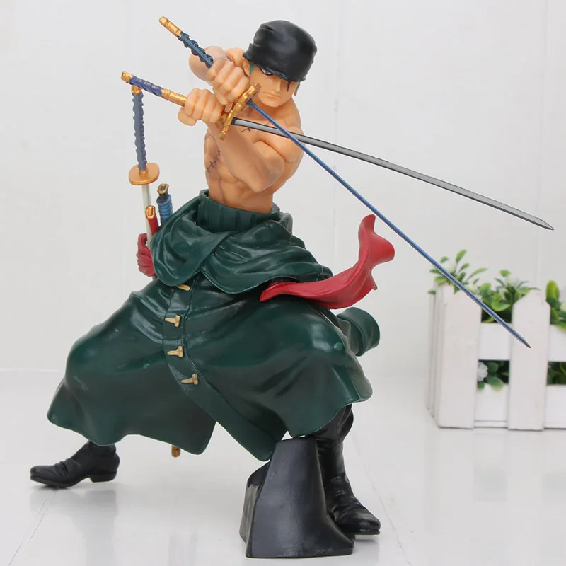 Фигурка аниме ророноа Зоро фигурка героя версия битвы Rengoku Onigiri Zoro ПВХ модель