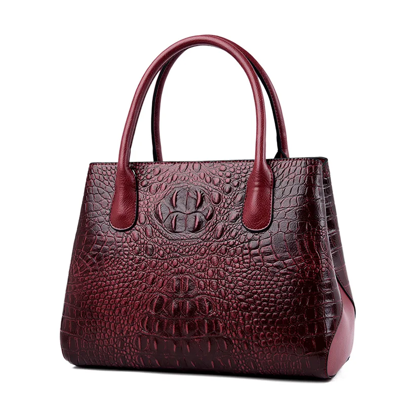 Gykaeo дизайнерские сумки высокого качества Модные крокодиловые узоры сумки на плечо женские известные бренды кожаная сумка-мессенджер