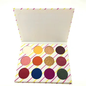 

Professional 12 color Eye Shadow Palette Matte Shimmer Eyeshadow Makeup Metallic Eyes Shadow Beauty Cosmetic Kit