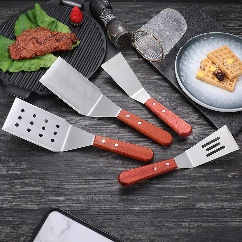 

Stainless Steel Grill Metal Turner Spatula Hamburger Turner Pancake Burger Flipper for Flat Top Cast Iron BBQ Hibachi Cooking
