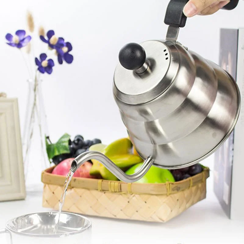 

Stainless Steel Pour Over Coffee Kettle Tea Kettle Gooseneck Coffee Kettle for Drip Coffee and Tea DNJ998