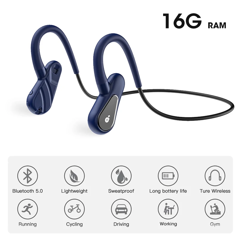 Беспроводные наушники Wirelss Bluetooth-наушники для спорта гарнитура бега с крючком