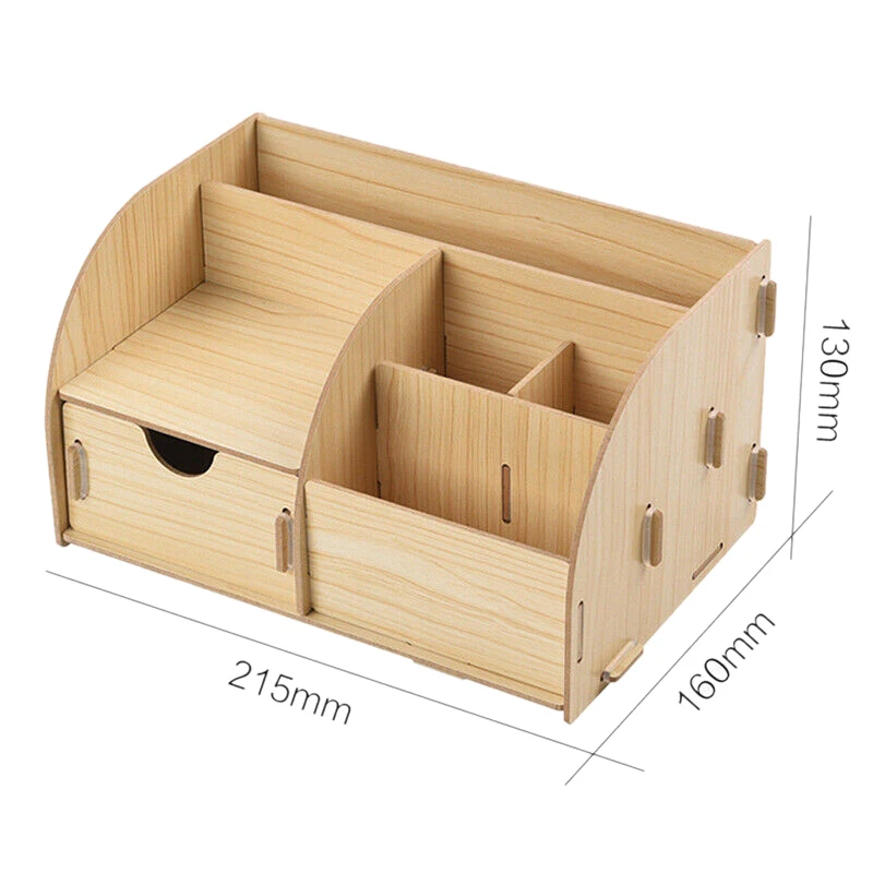

Bamboo Desk Organ Children Storage Box Pencil Holder Office Combination Assembled Multifunctional Drawer