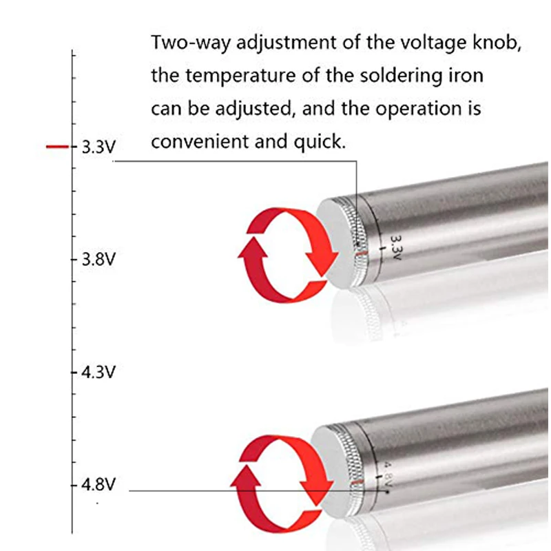 5V 8W Solder Iron Wireless Charging Soldering Iron Mini Portable Rechargeable Battery Soldering Iron USB Welding Tools