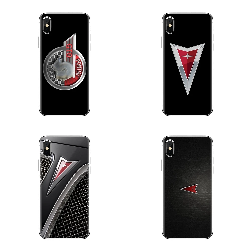 TPU Transparent Shell Case For Xiaomi Redmi 4A S2 Note 3 3S 4 4X 5 Plus 6 7 6A Pro Pocophone F1 Super Car Pontiac GTO LOGO Print |