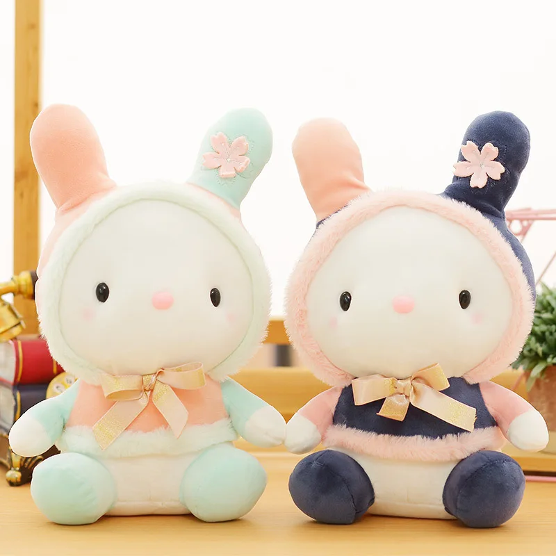 

Cute Short Plush Stuffed Toy Rabbit Doll Children's Gift Toy Creative Home Decoration