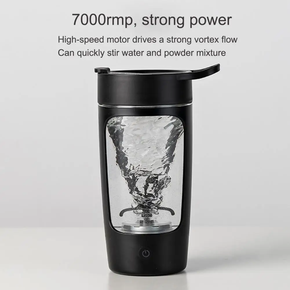 VOLTRX Premium Electric Protein Shaker Bottle Rechargeable Mixer USB  Portable