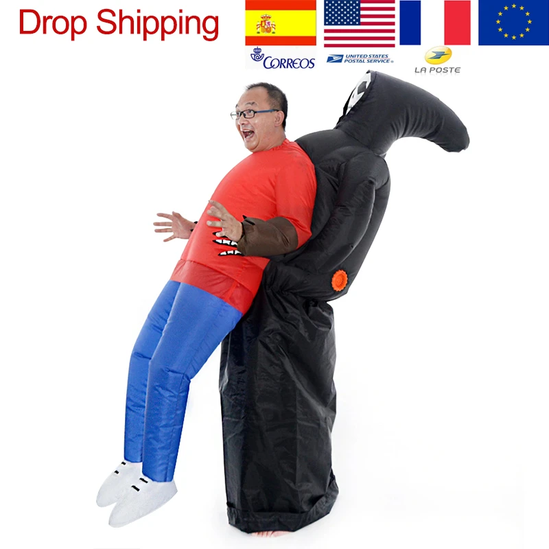 Geist Aufblasbare Kostum Erwachsene Fantasie Skeleton Anime Phantasie Kleid Anzug Grim Reaper Slenderman Kostume Fur Erwachsene Disguise Mann Anime Costumes Aliexpress