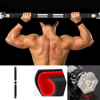 

Doorway Pull Up And Chin Up Bar Upper Body Workout Bar Adjustable Training Bars Arm Training For Home Sport Gym Exercise Fitness