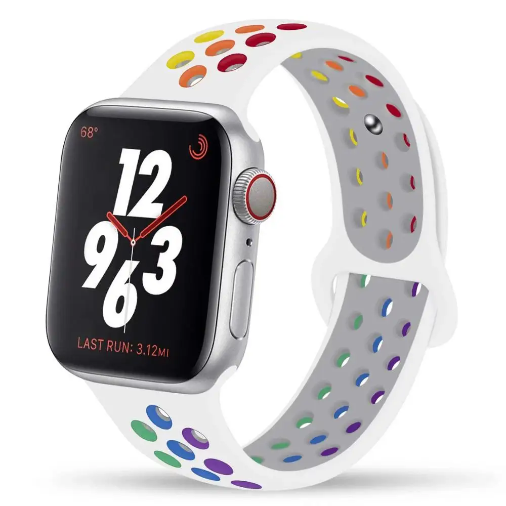 

Pride Edition Strap For apple watch band 44 mm 40mm 42mm 38mm for iwatch bracelet for apple watch series 5 4 3 2 1 44mm